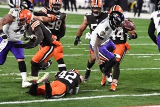 NFL: Action Jackson rescues Ravens as Browns lose thriller