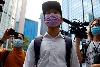 Hong Kong student shot by police goes on the run ahead of trial