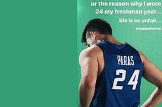 ‘Respect for katukayo’: Kobe Paras honors NBA legend Kobe Bryant