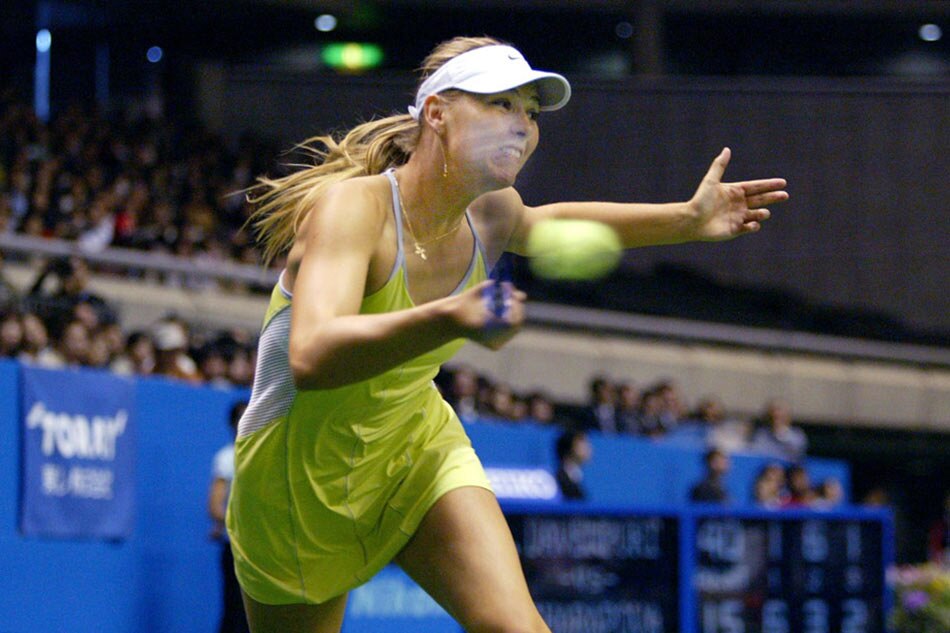 In Photos 8 Of Maria Sharapovas Career Defining Moments Abs Cbn News 