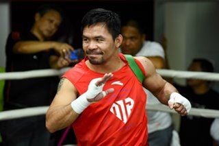 Pacquiao wala pang tiyak na kalaban sa muling pagsabak sa boxing