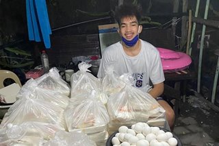 UAAP: Young NU star Quiambao helps out frontliners in Muntinlupa