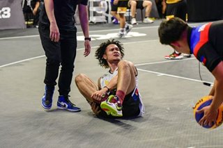 3x3: Nueva Ecija's Juan GDL to sit out Leg 2 with ankle sprain