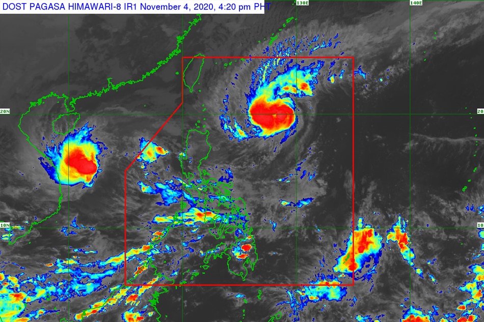 &#39;Siony&#39; intensifies into severe tropical storm, Signal No. 1 up in parts of N. Luzon 1