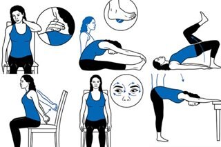 Simple stretches to combat all that sitting