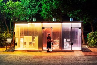 I can see loo: Tokyo park gets transparent toilets