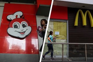 Jollibee, McDonald's take steps to stay open during COVID-19 quarantine
