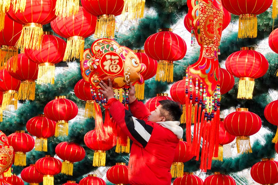 Sprucing up for Chinese New Year