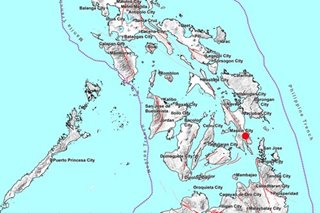 Magnitude 4.0 quake strikes off Southern Leyte