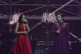 WATCH: Rachelle Ann Go reunites with Lea Salonga in Valentine concert