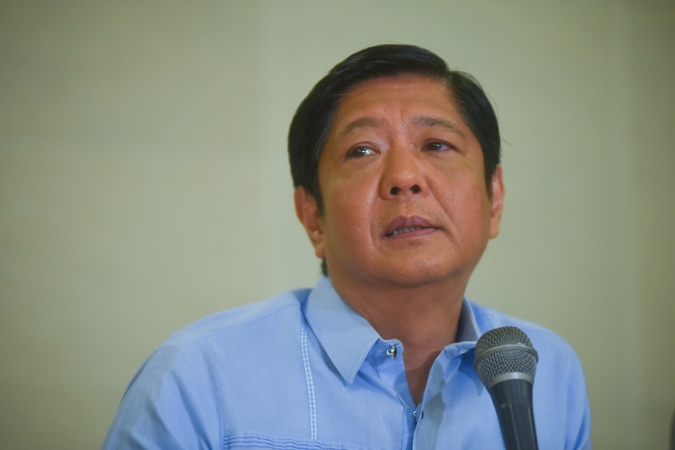 Former senator Bongbong Marcos talks to the media on Aug. 6, 2018. George Calvelo, ABS CBN News/File 