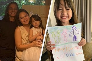 Ceremony at home: Judy Ann's family celebrates Moving Up Day of 'bunso' in quarantine