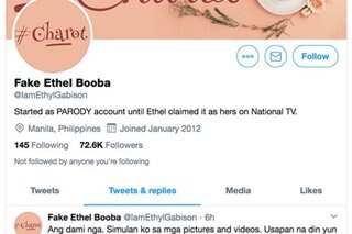 LOOK: ‘Fake Ethel Booba’ returns to Twitter