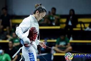 UAAP: COVID fund drive by fencer Maxine Esteban raises P500k worth of donations