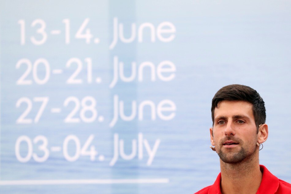 Fans welcome as Djokovic event helps tennis emerge from coronavirus