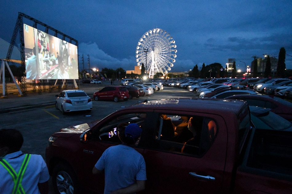 LOOK: SM Pampanga opens 1st drive-in theater amid COVID-19 pandemic 12