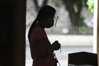 Hearing Mass in Baclaran as Metro Manila shifts to GCQ