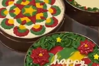 Christmas-themed cakes, tampok sa Pampanga
