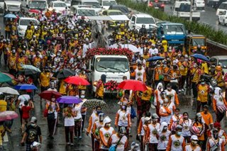 LOOK: A glimpse of the Black Nazarene during pandemic