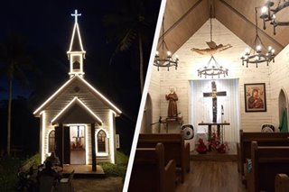 Tinaguriang 'smallest chapel' sa Pilipinas, binuksan sa Albay