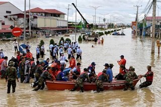 Massive flooding in Cambodia