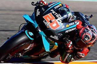 Motorsports: Quartararo fit for Aragon MotoGP qualifying despite high speed crash in practice