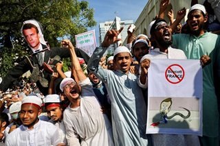 Thousands stage anti-France protests in Bangladesh, Pakistan