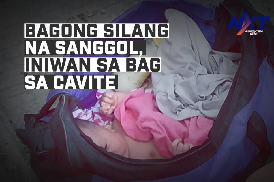 Bagong Silang Na Sanggol Iniwan Sa Bag Sa Cavite Abs Cbn News 8553