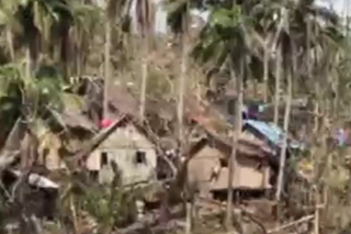 80% imprastraktura, agrikultura sa Caramoan nasira ng mga bagyo