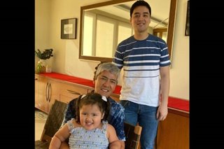 LOOK: Vico Sotto reunites with dad Vic after 9 months on Christmas Eve
