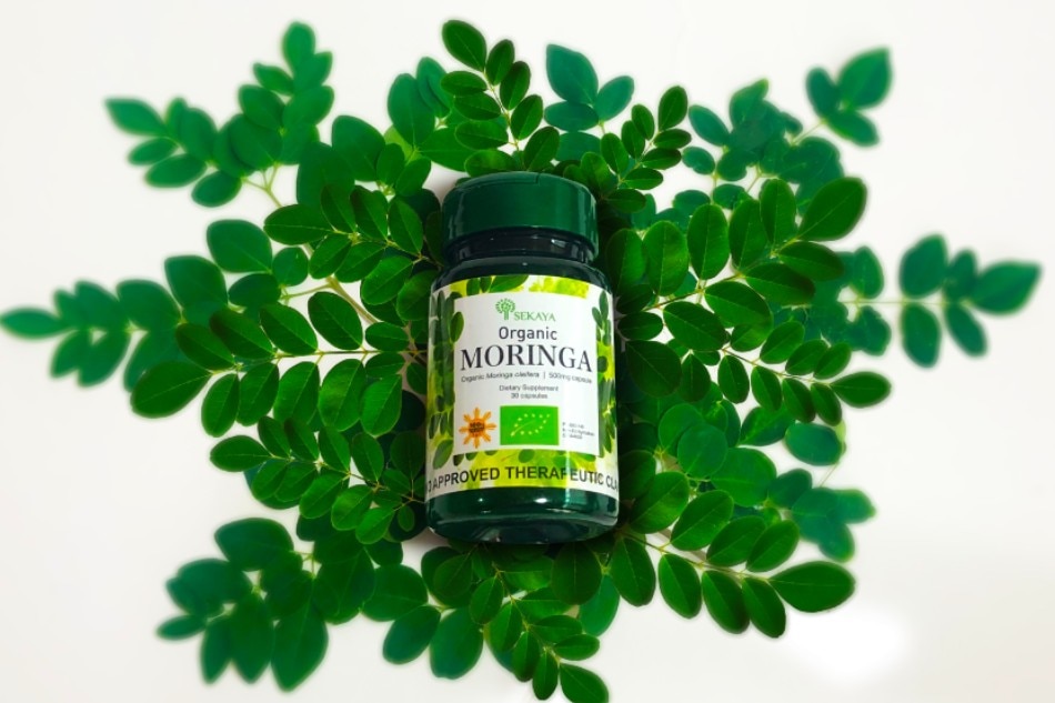 Sekaya, produced by Unilab's natural products company Synnovate Pharma Corporation, has produced a dietary supplement called Organic Moringa that is made from natural and organic moringa. Photo source: Sekaya