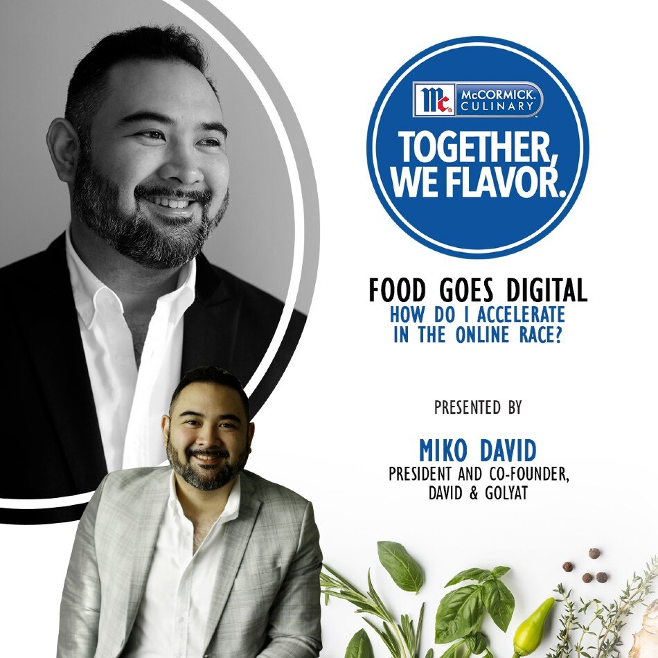 Miko David of digital strategy consulting firm David & Golyat gave strategies in pushing your food business online. Photo source: McCormick