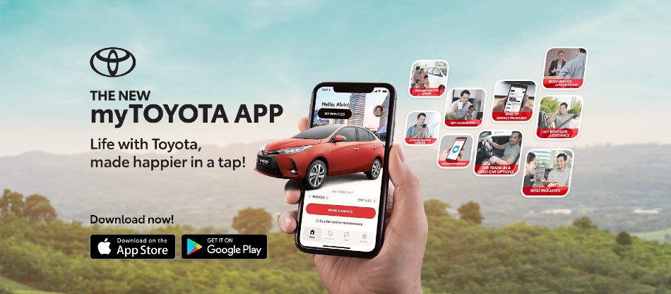 The myTOYOTA app provides car buyers and owners a convenient and hassle-free experience. Photo source: Toyota Motor Philippines Facebook page