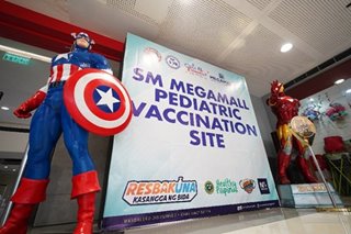 SM opens vax center for kids in Mandaluyong