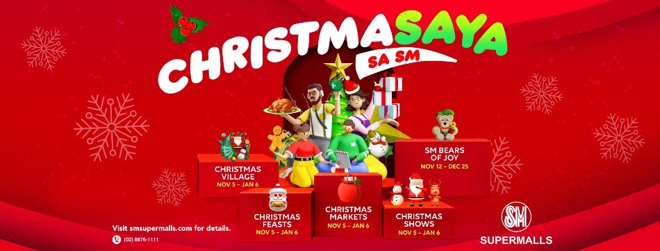 From Noche Buena feasts to gifts that give back, take a look at the lineup of Christmas celebrations and promotions in store for shoppers. Photo source: SM