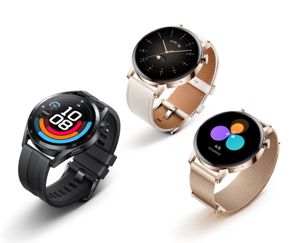 Customize these smartwatches according to your lifestyle as you can get a variety of watch strap materials and watch faces. Photo source: Huawei