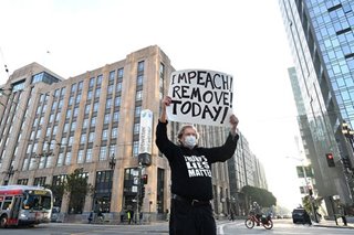 Trump protest outside Twitter HQ a bust