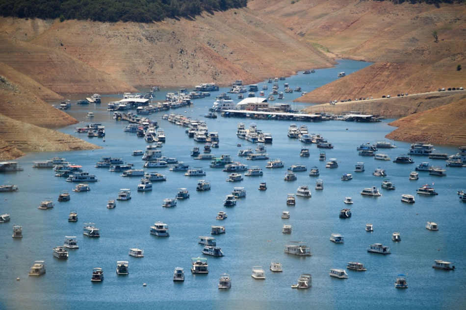 dwindling-water-level-in-california-s-second-largest-reservoir-abs