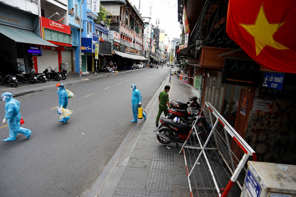 Vietnamese city on lockdown to curb COVID-19 spread