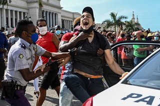 Thousands join rare protests in Cuba