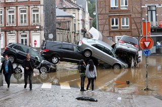 Floods hit western Europe