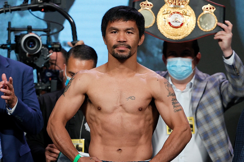 Pacquiao, Ugas make weight ahead of world-title clash 1