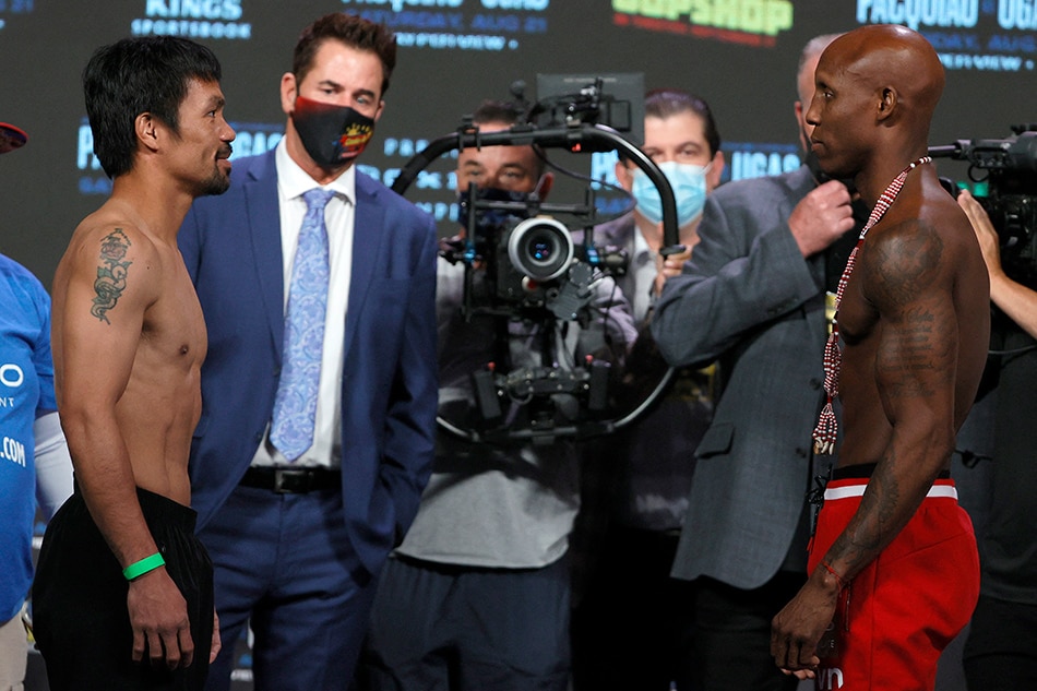 Pacquiao, Ugas make weight ahead of world-title clash 3