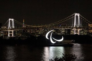 Tokyo lights up Paralympics symbol