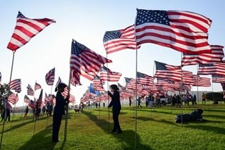 ‘Waves of Flags’ for 911 victims