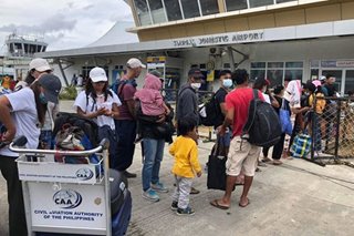 Humanitarian flight out of Odette-battered Siargao