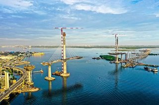 LOOK: Cebu Cordova Link bridge pylons finished, project to be 'completed' December
