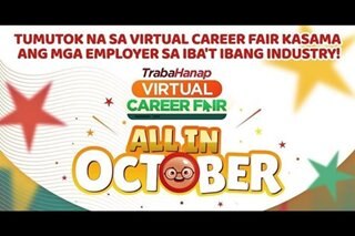 Happening this weekend: TrabaHanap virtual career fair