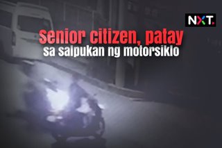 Senior citizen, patay sa salpukan ng motorsiklo