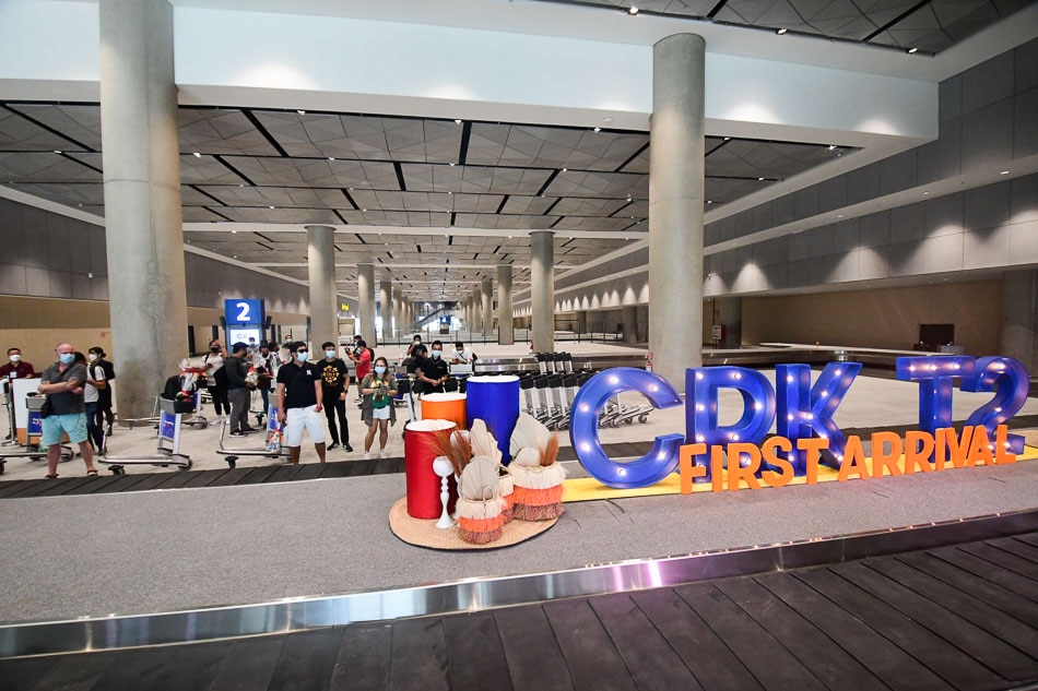 Clark airport terminal 2 welcomes arrivals 2
